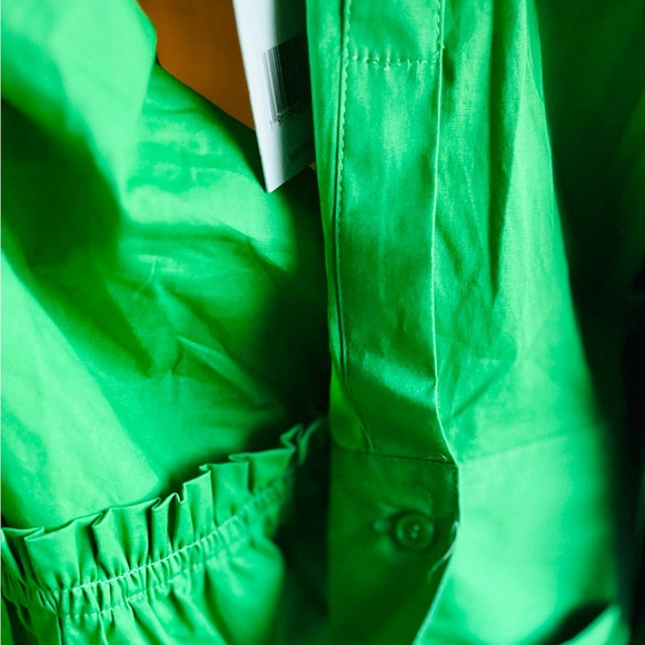 🔥🔥SOLD !!!!! Jason Wu beautiful apple green dress 💥🌺 - Picture 8 of 9